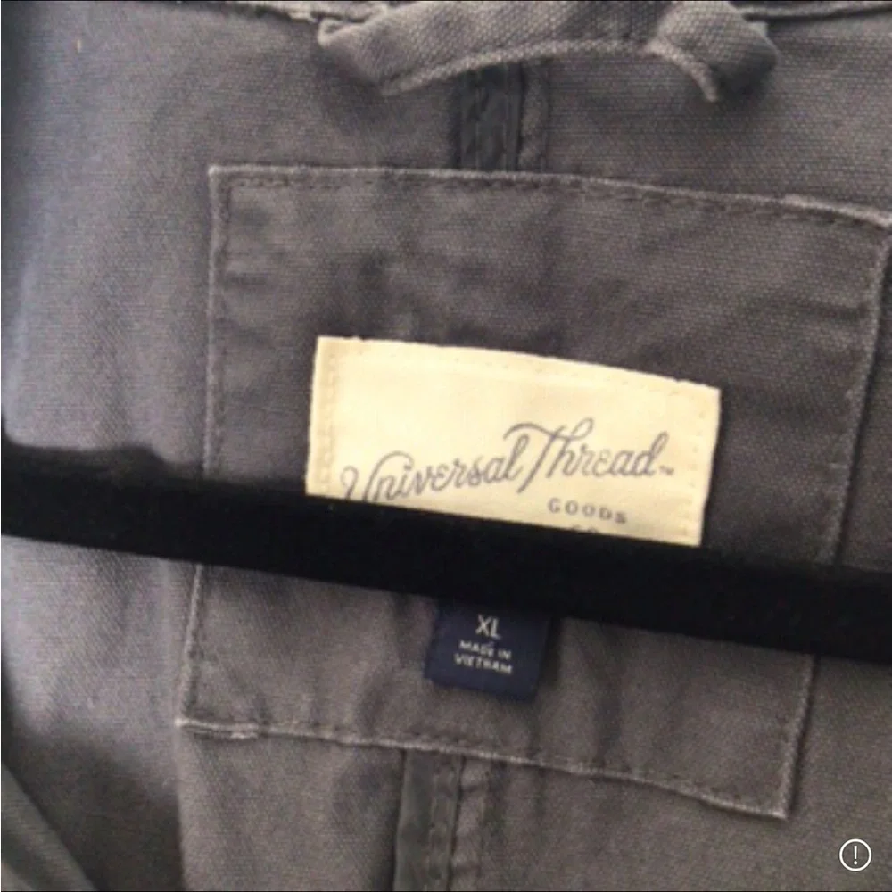 Universal Thread hooded barn utility jacket women xl  blue grey - Picture 2 of 5